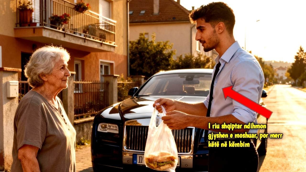 I riu shqiptar ndihmon gjyshen e moshuar, por merr këtë në këmbim