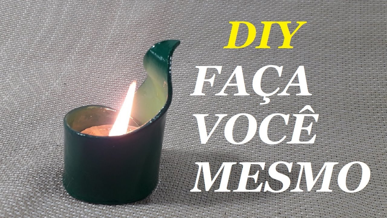 DIY - SUPORTE PARA VELA - SUPER FÁCIL E BARATO @lucibuzo