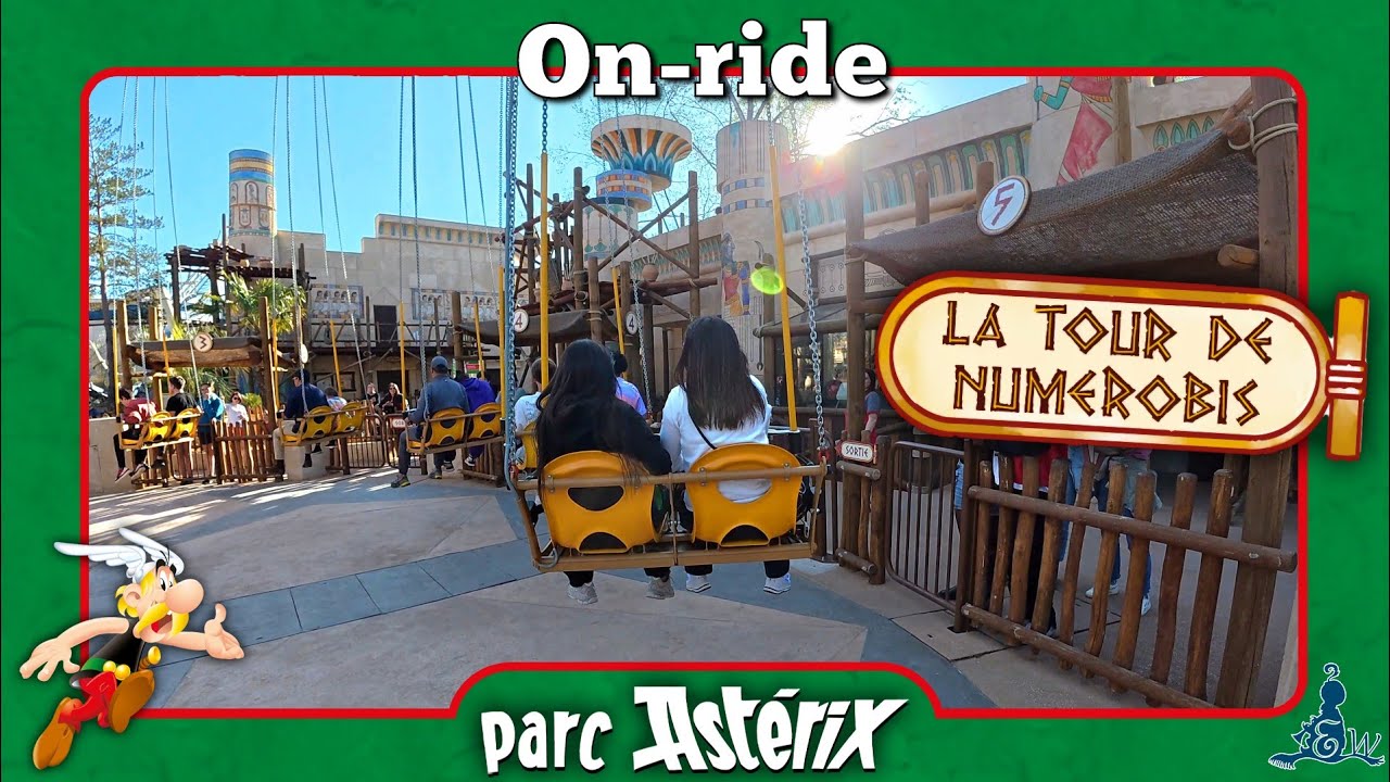 [Parc Astérix] On-ride La Tour De Numérobis (4K)