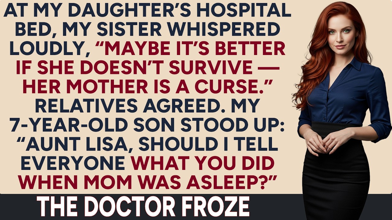Sister Said Let Her Die at My Daughter's Hospital Bed   Then My 7 Year Old Son EXPOSED Her Secret