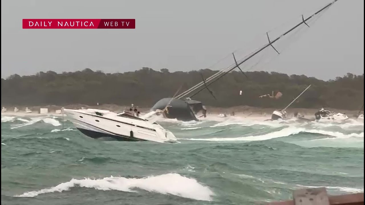 La tempesta Dana si abbatte su Formentera e Ibiza: danni a decine di imbarcazioni