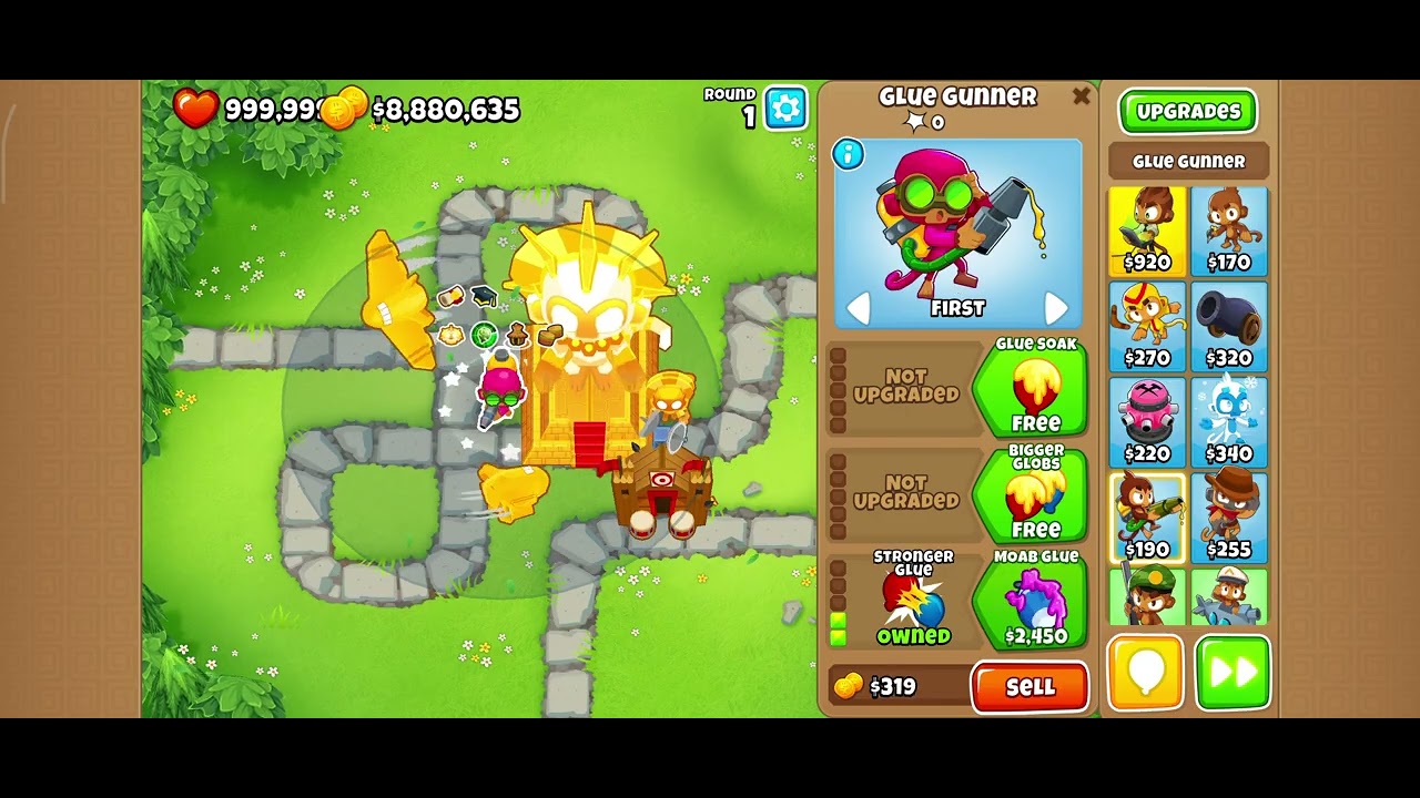 I testing true sun god in btd6.