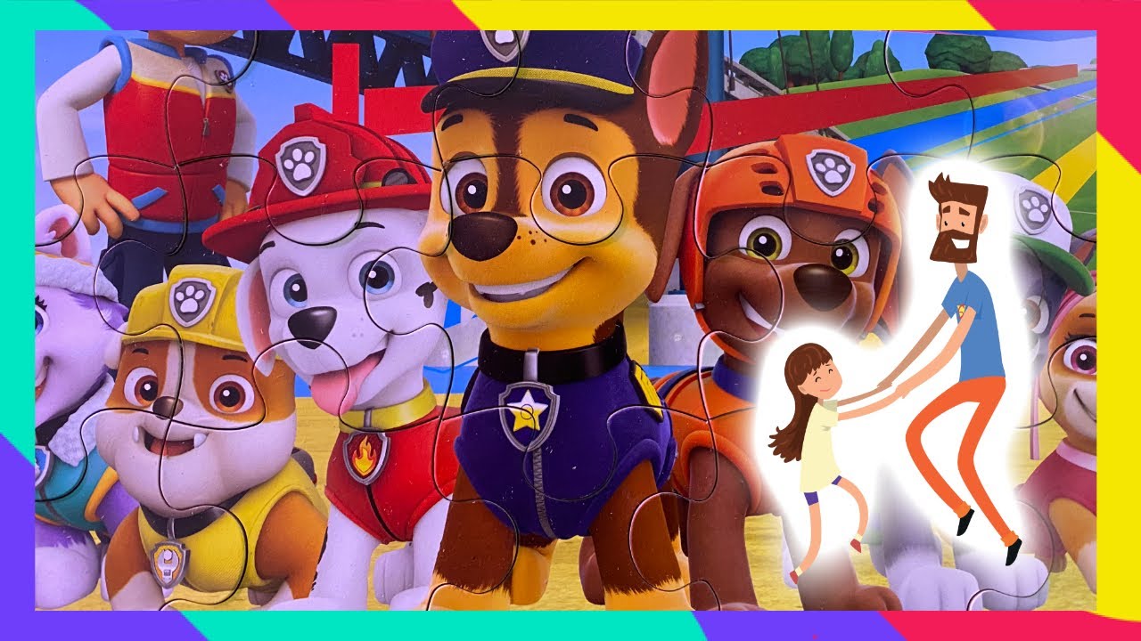 Paw Patrol Puzzle and Find Game - Daddy Daughter Play