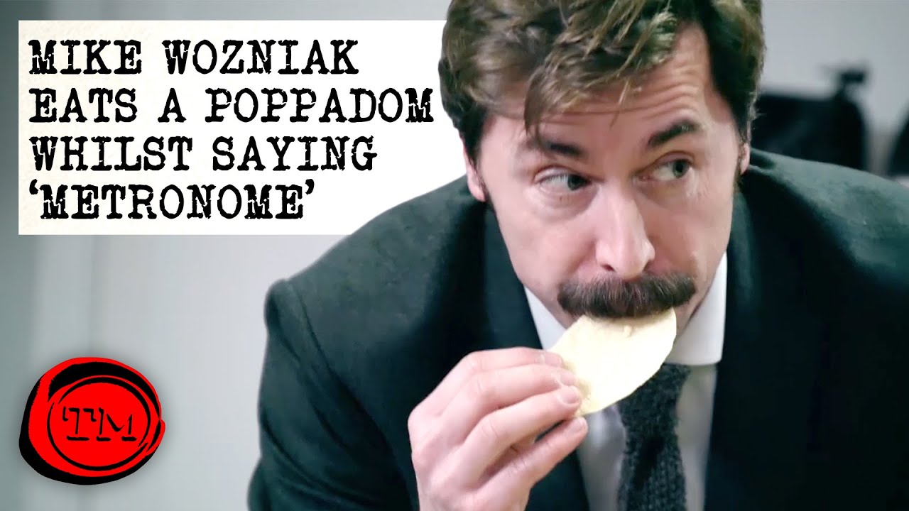 Mike Wozniak Eats A Poppadom Whilst Saying 'Metronome' | Taskmaster | Series 11