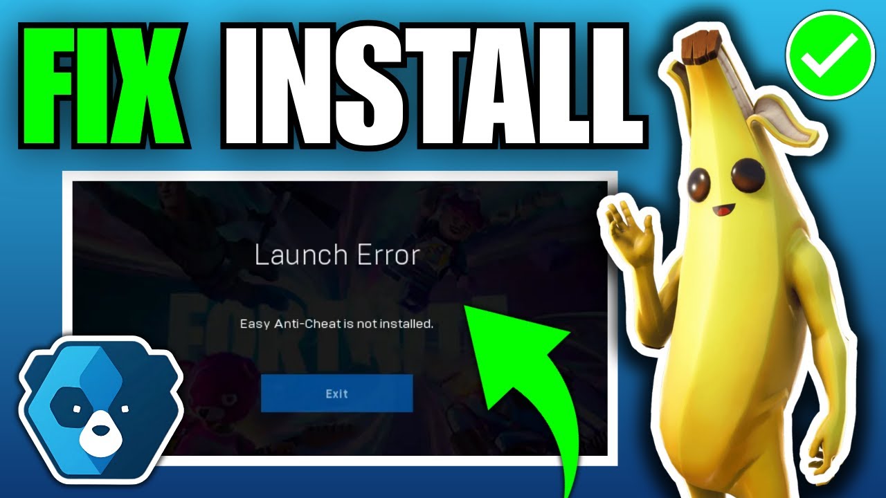 How To Fix Launch Error Easy Anti Cheat is Not Installed (Fortnite)