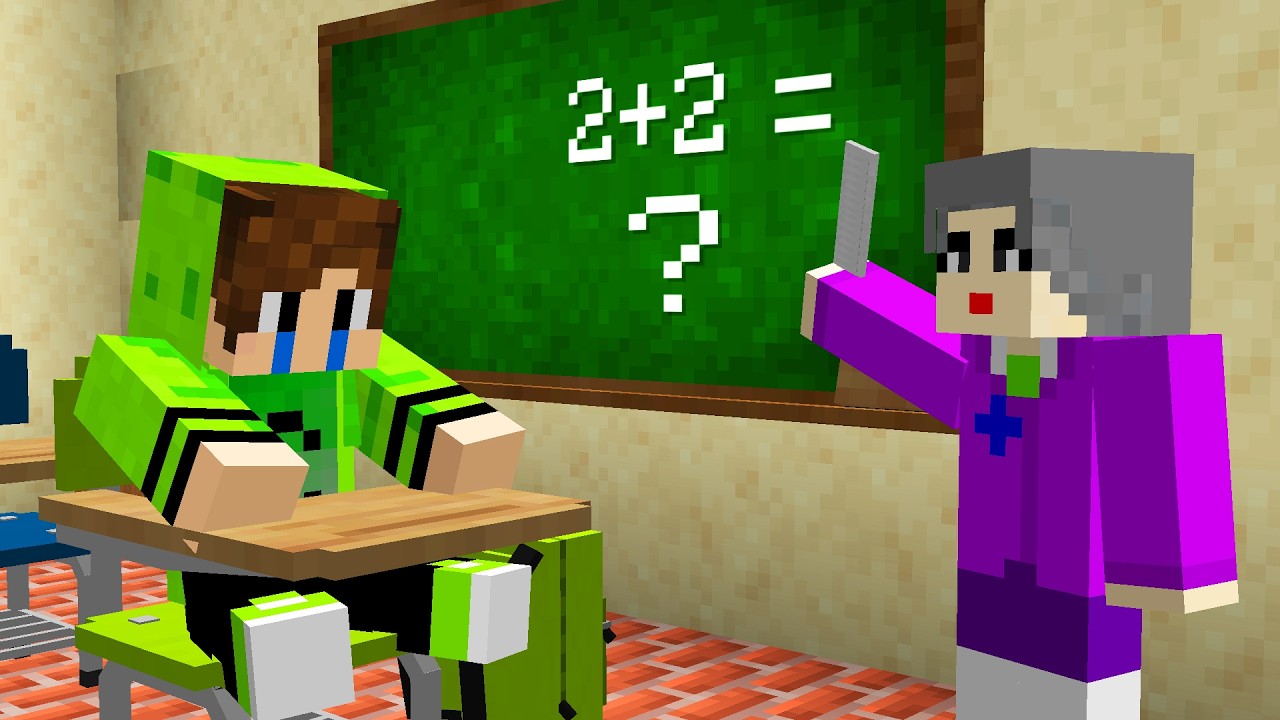 ЗЛАЯ УЧИТЕЛЬНИЦА ЗАПЕРЛА МЕНЯ В MINECRAFT!