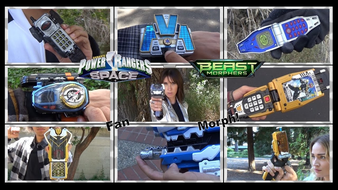Forever Silver (Power Rangers In Space - Beast Morphers) *Fan Morph Compilation*