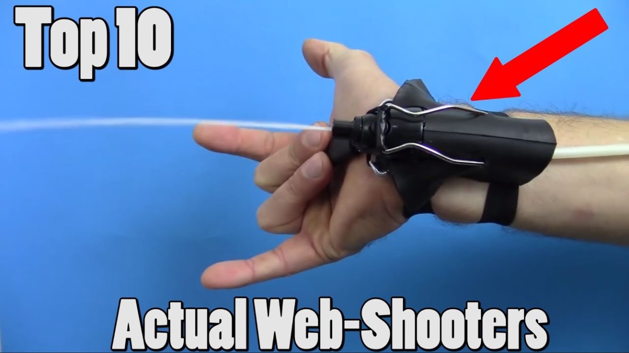 10 Real Life Web-Shooters You Won't Believe
