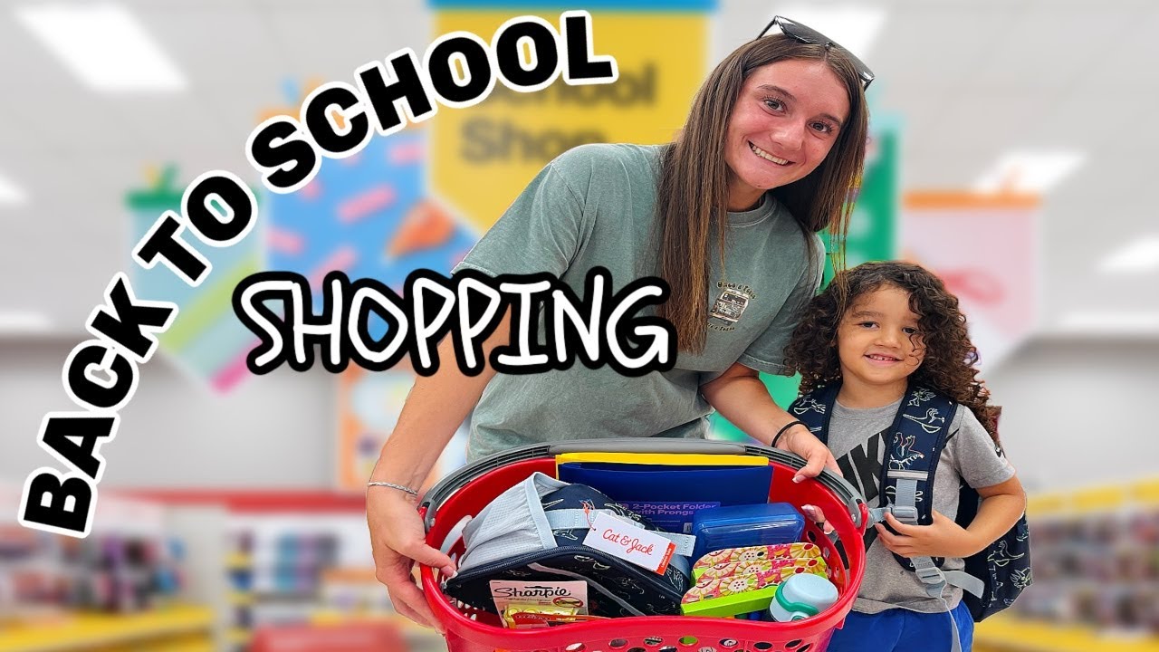 BACK TO SCHOOL SHOPPING WITH AJ 🚌
