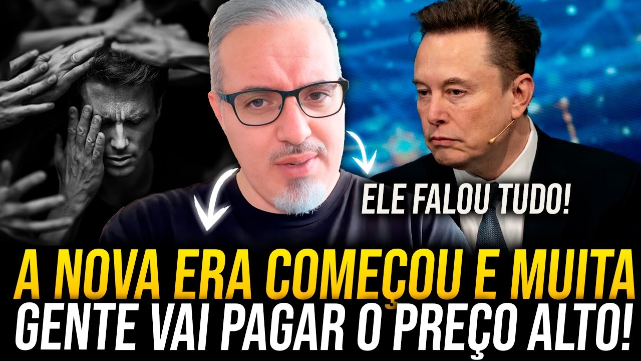 A NOVA ERA COMEÇOU e MUITOS VÃO SOFRER! ELON MUSK ABRIU O JOGO em PODCAST