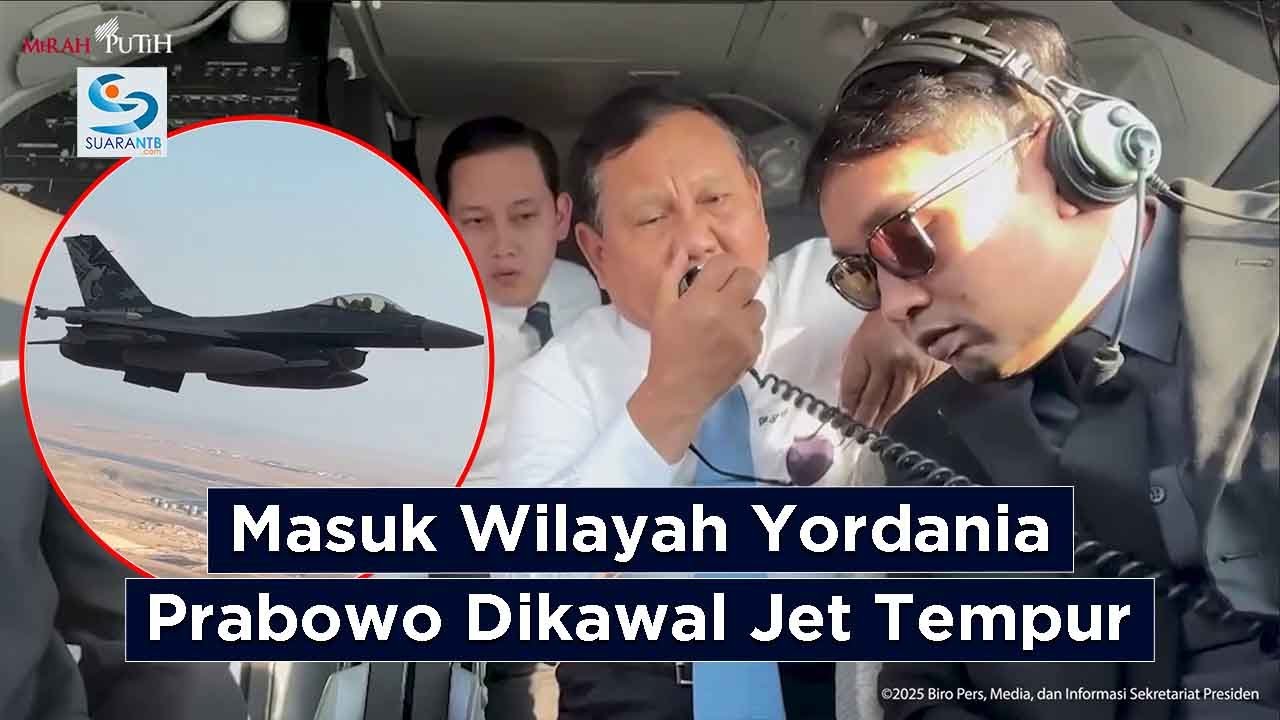 Dari Qatar, Presiden Prabowo Lanjutkan Perjalanan ke Yordania Disambut Langsung Raja Abdullah II