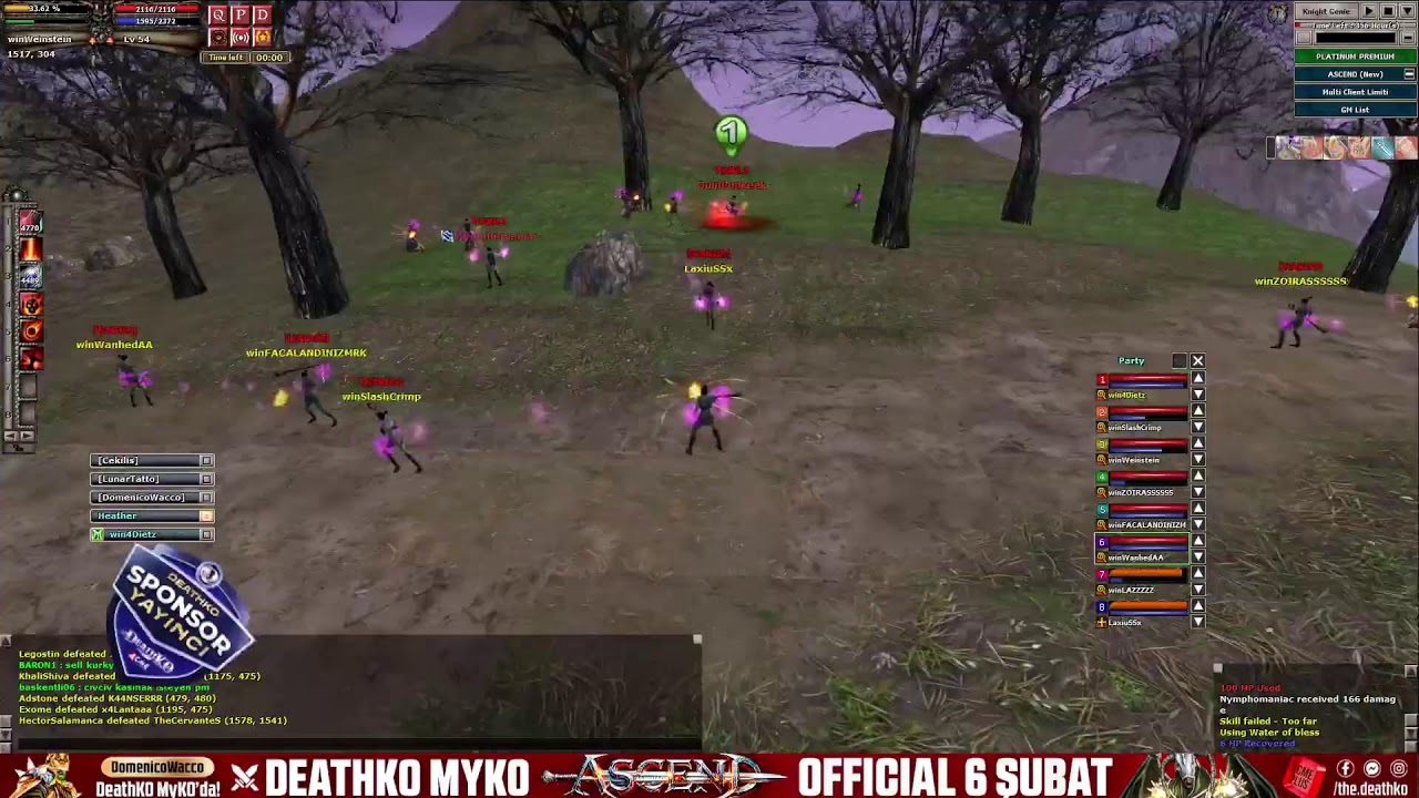 #DeathKO Myko ASCEND!  - Jousa4Life Clan PK Yayını