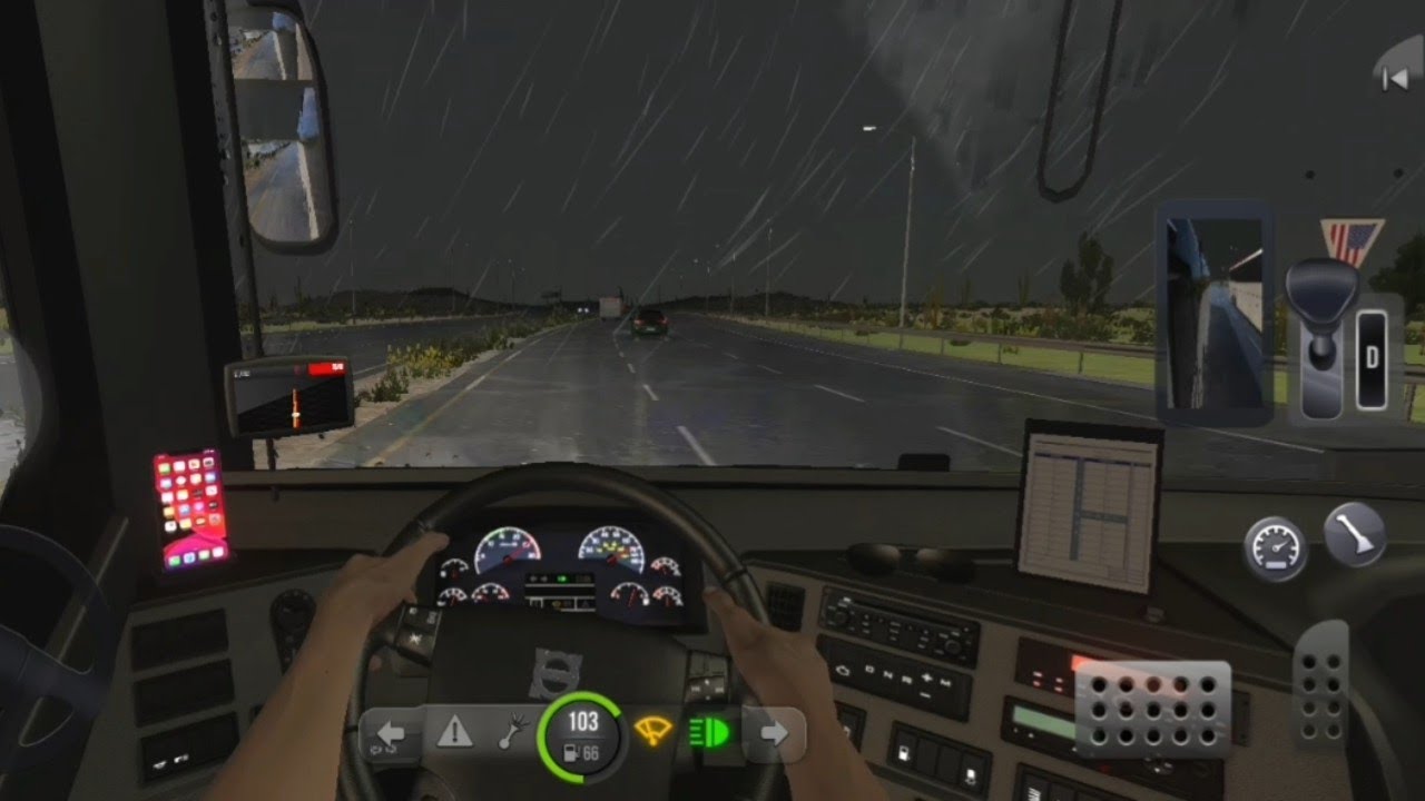 Volvo Luxury Bus | Night Rainy Driver | Ultra Graphics | Nus Simulator Ultimate | android Gameplay