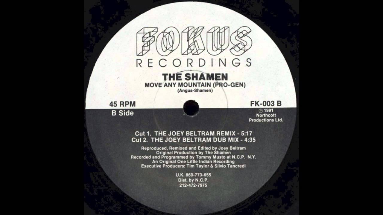 The Shamen - Move Any Mountain (The Joey Beltram Dub Mix) (1991)