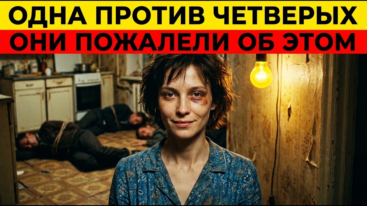 Её терпение кончилось и она сделала с ними то что они делали с ней