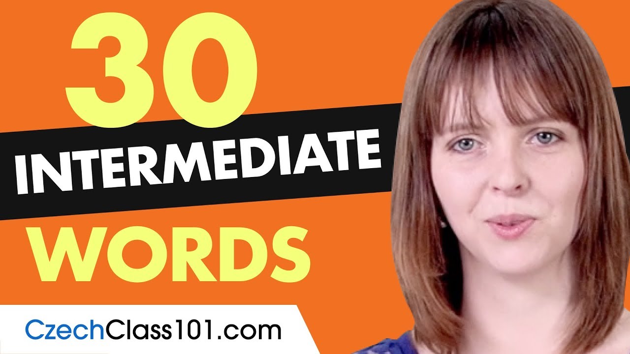 30 Intermediate Czech Words (Useful Vocabulary)