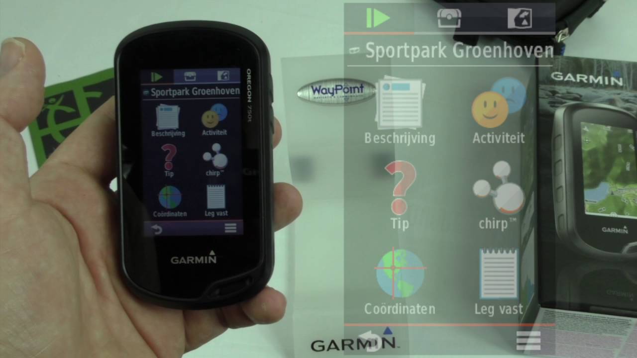 Garmin Oregon 750t live geocaching