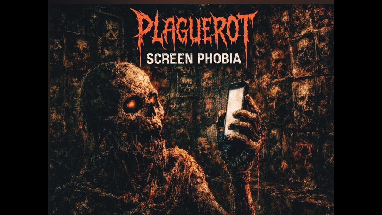 Plaguerot Screen Phobia with lyrics from debut album Dreams of Death #metal #viral #song #deathmetal