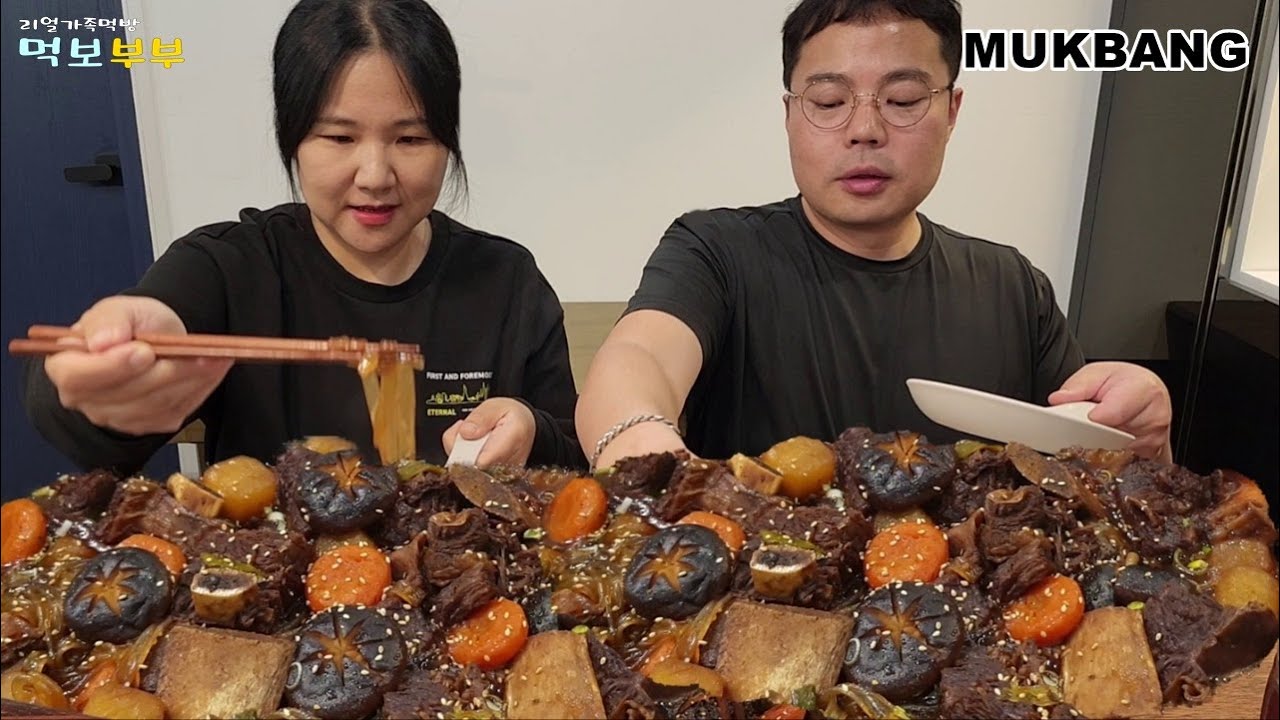 Лучший корейский рецепт Galbijjimㅣ Mukbang l Eating Show