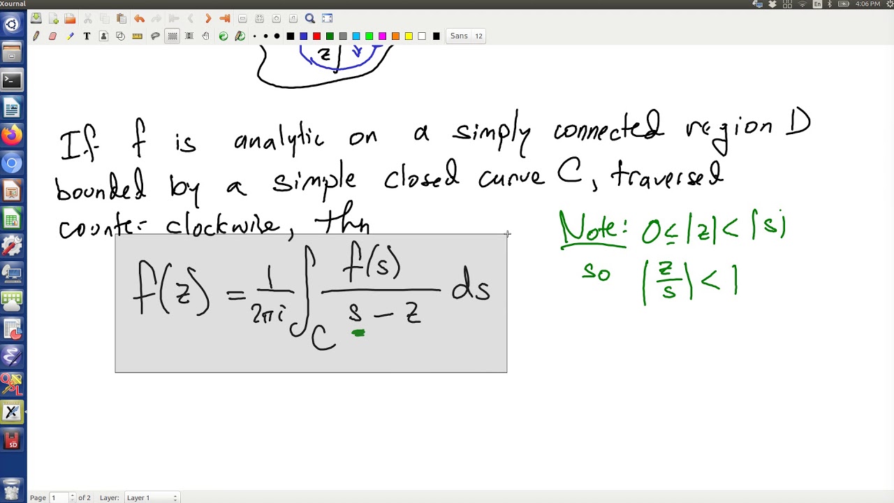 Taylor series for complex analytic functions