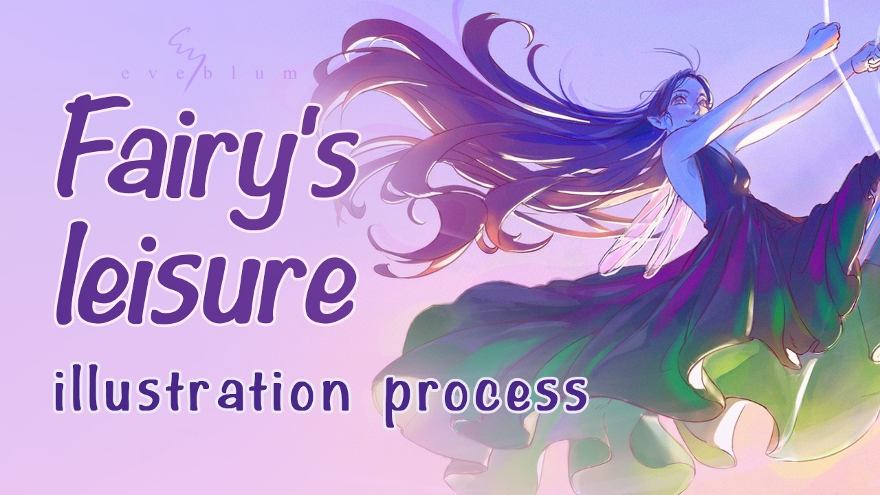 Swiftly swinging towards the Spring【illustration speedpaint】