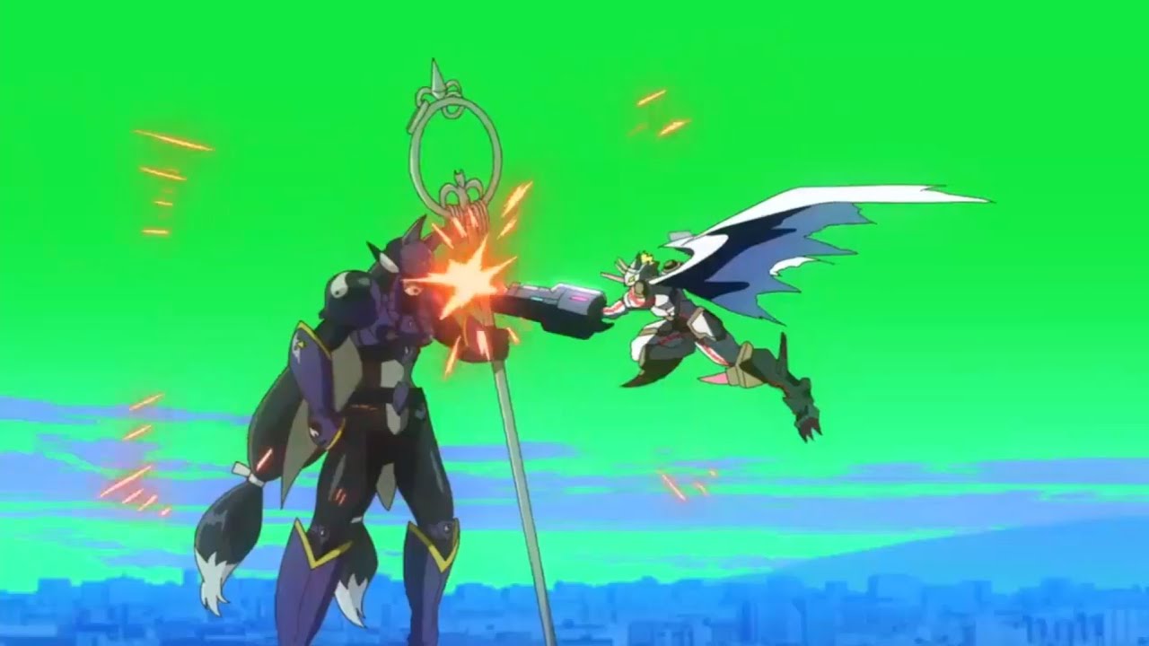 El nivel mega de Gammamon aparece (Siruismon VS. Kuzuhamon) 