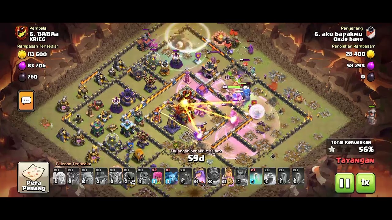 Cwl day 1 melawan takdir 13 vs 16