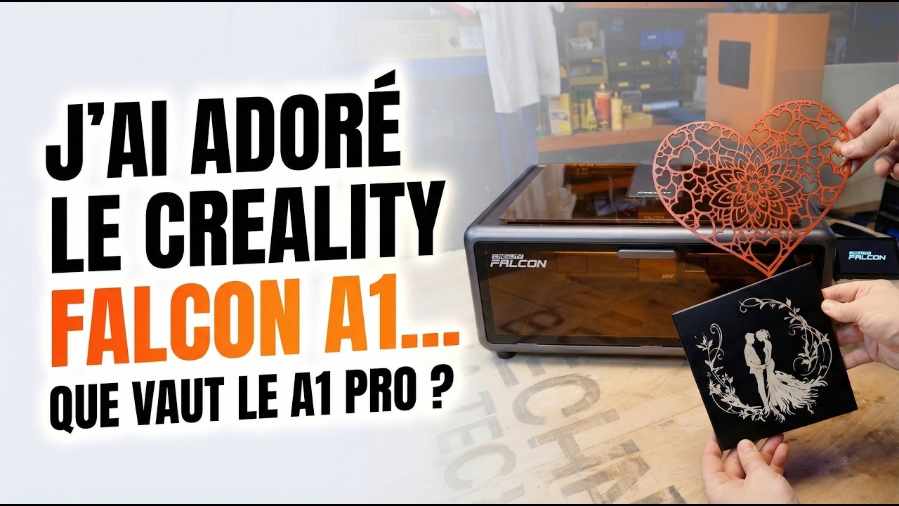 Test Creality Falcon A1 Pro : fait-il mieux que le A1 que j'avais adoré ?