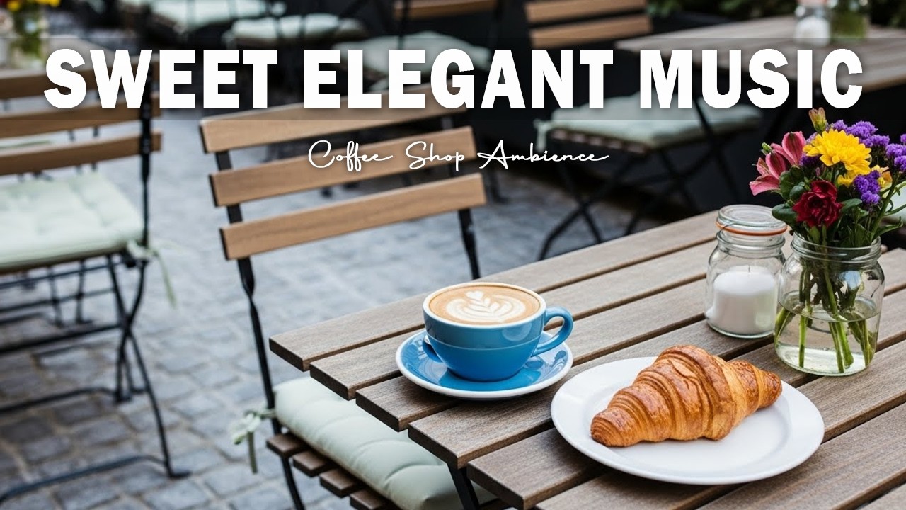 Sweet Elegant Music☕ Cozy Coffee Ambience for Relax, Focus & Calm Moments