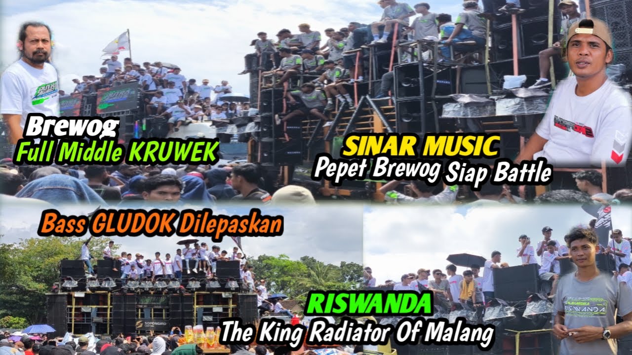 SINAR MUSIC Pepet BREWOG❗ RISWANDA Masuk Langsung Kasih BASS GLUDOK 🔥Wedusan Pat