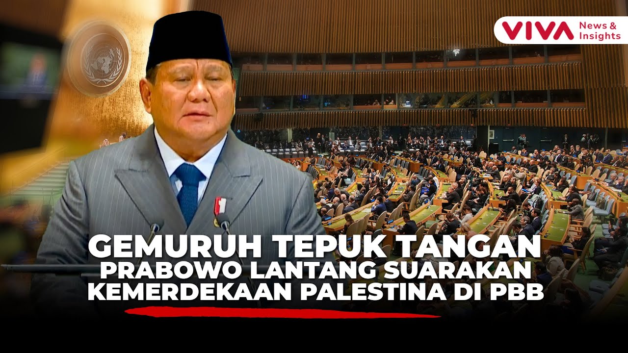 Tepuk Tangan Bergemuruh! Pidato Indonesia untuk Palestina Guncang Sidang PBB