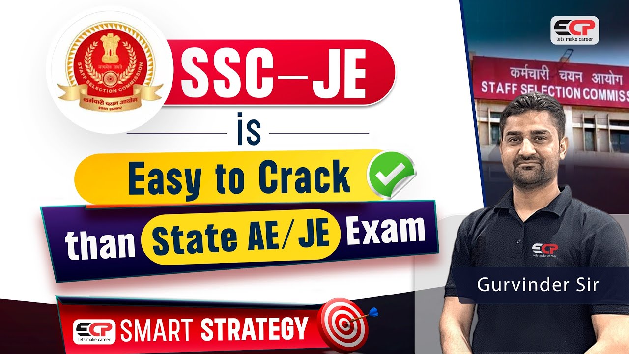 SSC JE is easy to crack than State JE/AE exam