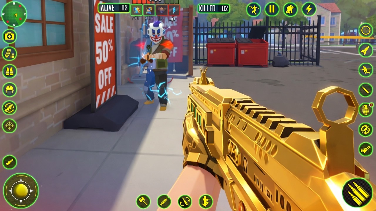 Polygun Arena FPS Robot Shooter Strike Anti-Terrorist Shooting New #2026 Update Android Gameplay
