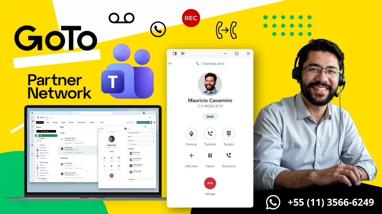 Aproveite todo o potencial do GoTo Connect direto no Microsoft Teams