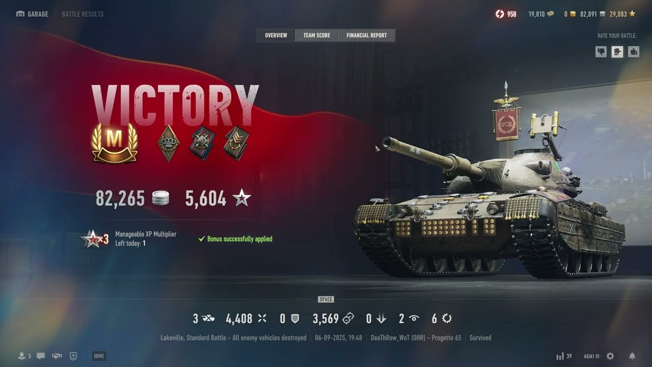 Progetto 65 3rd Mark Progression with Couple of Games : World of Tanks
