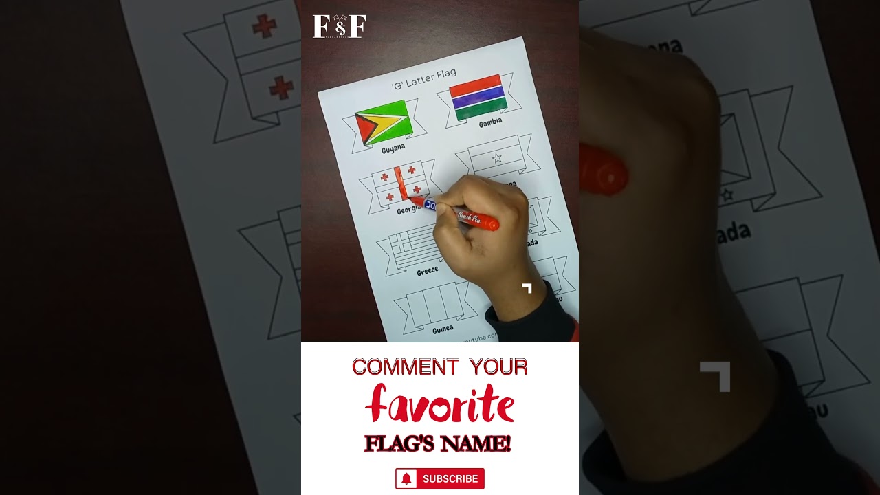 A colorful celebration of flags from around the world! 🌎✨ #ArtfulFlags