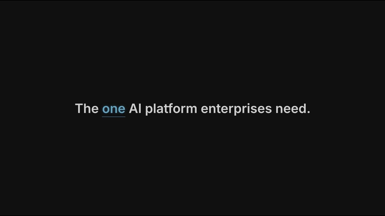 The Enterprise AI Platform