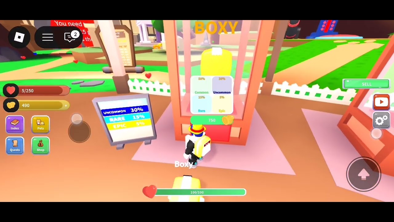 Playing linkybox simulator 