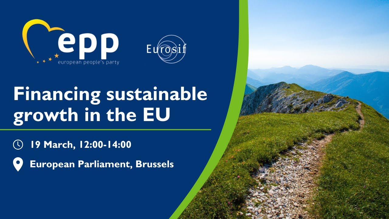 Financing sustainable growth in the EU - Panel discussion in the European Parliament
