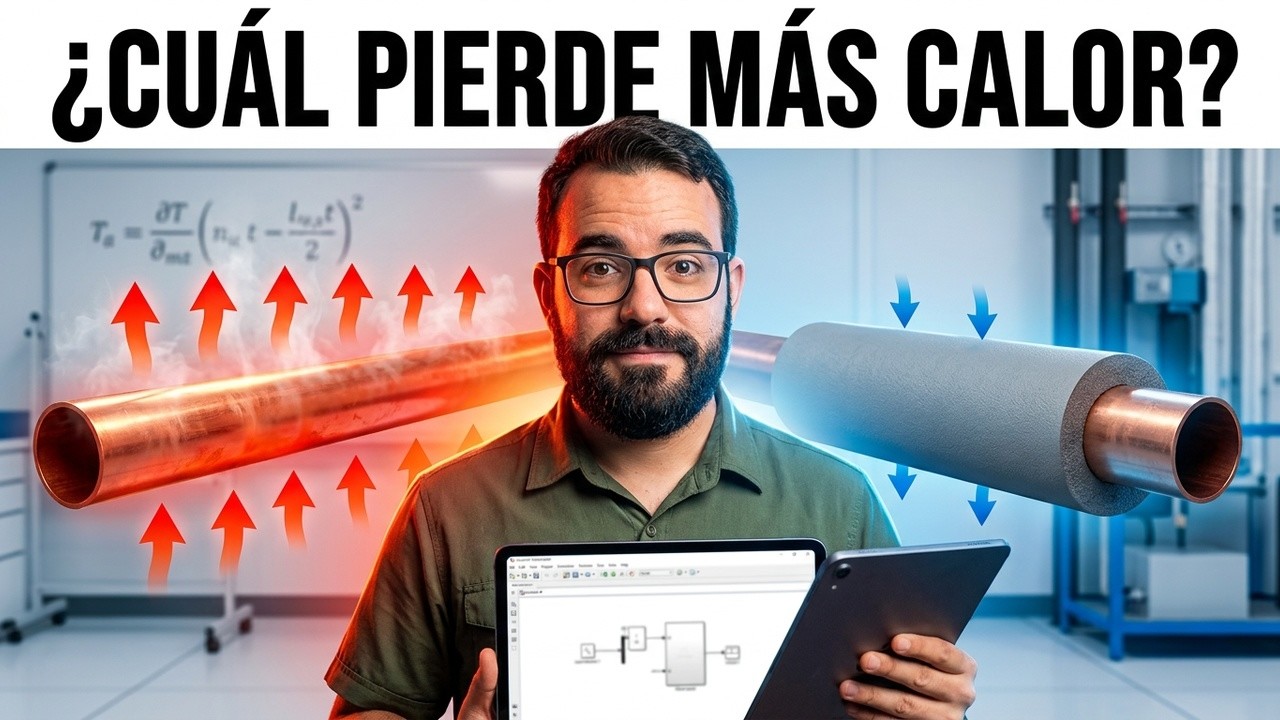 ¿Cuánto calor pierdes en tus tuberías? Simulink revela la verdad