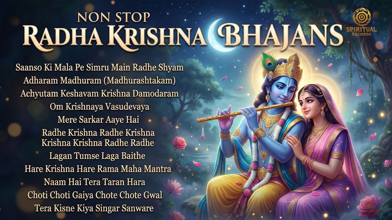 🌸 Beautiful Radha Krishna Songs | Superhit Krishna Bhajans | Non Stop Bhakti Playlist