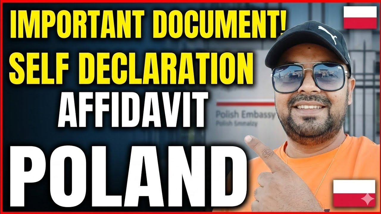 SELF DECLARATION AFFIDAVIT|POLAND EMBASSY APPOINTMENT|✈️✈️POLAND WORK VISA 2026 🎉🎉👍🏻👍🏻