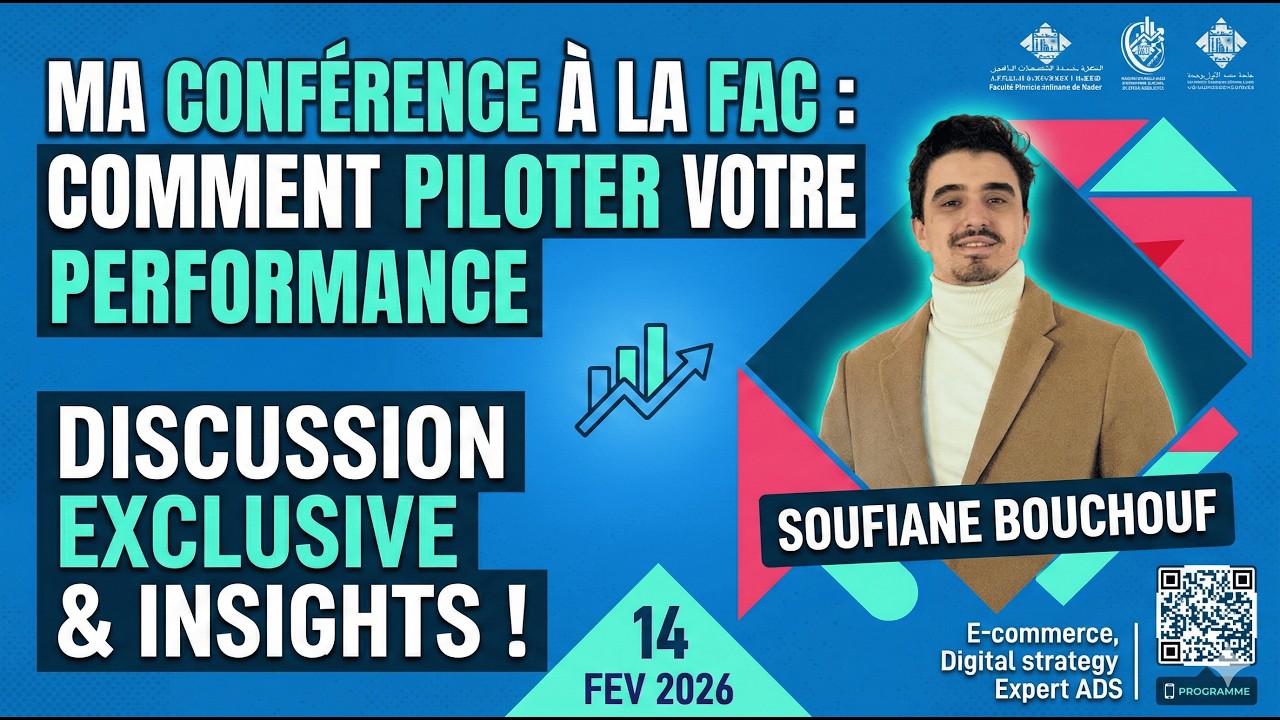 Comment piloter vos performances ? | Conférence à l'Université de Nador