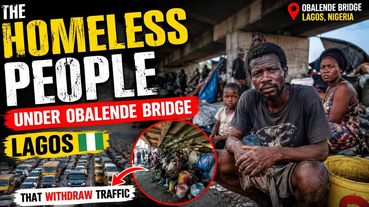 💔😱THE STREETS LIFE BELOW OBALENDE BRIDGE, LAGOS NIGERIA🇳🇬