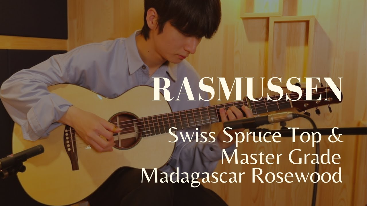 Rasmussen Model R, Swiss Spruce Top & Master Grade Madagascar Rosewood | Sungha Jung