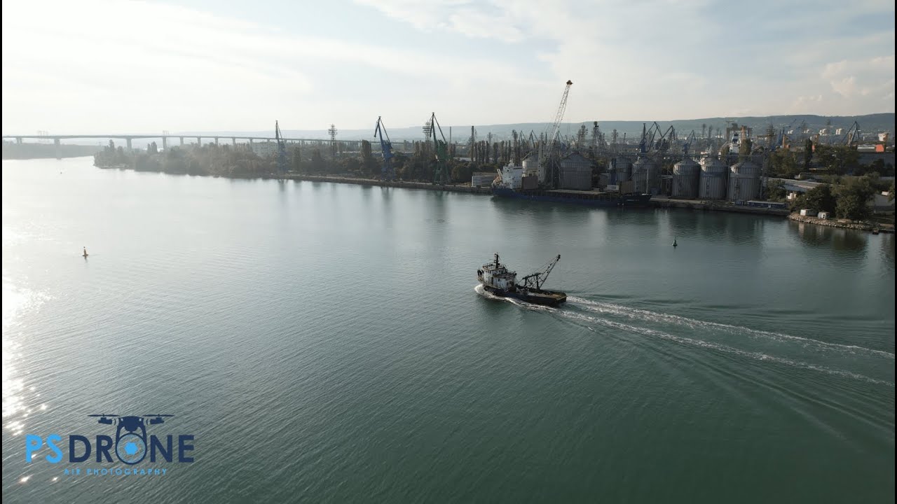 Видео с дрон над парка и канала - Аспарухово - Asparuhovo Varna Drone video 4k