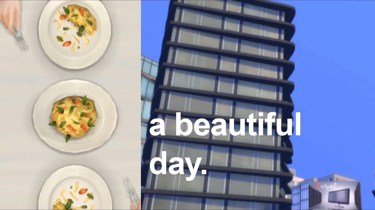 work day as a freelance designer + dinner date with boyfriend - a sims 4 vlog (lowkey asmr)
