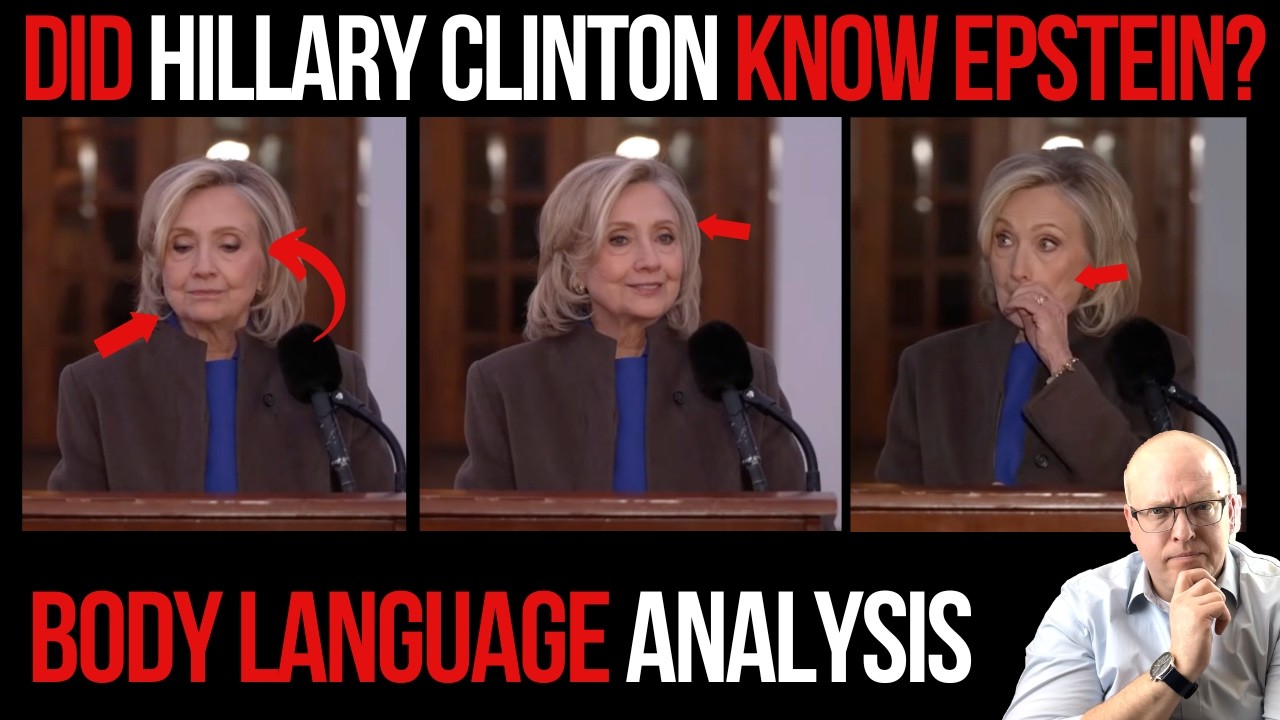Did Hillary Clinton Know Jeffrey Epstein? Body Language Analysis