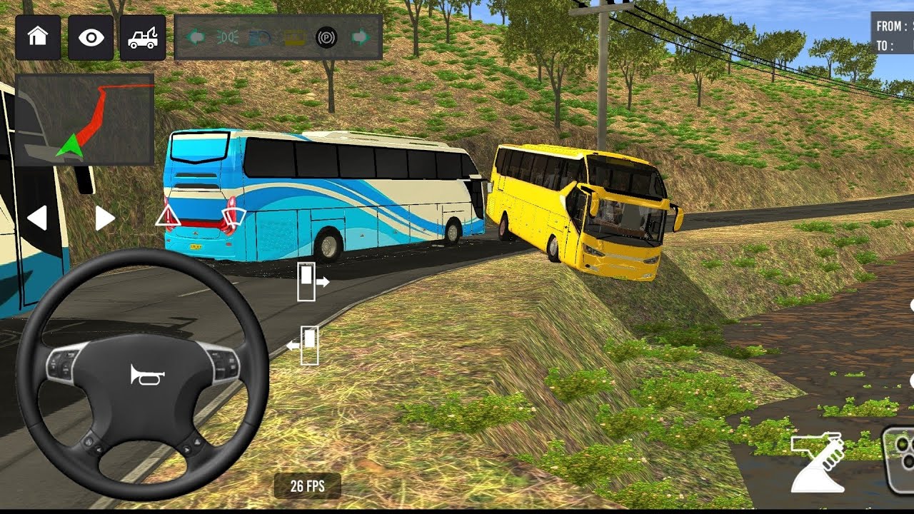👍 Bus simulator || euro cohe bus game ||bus simulator indonesia 😜#bus #simulator #games @AAKZONES 