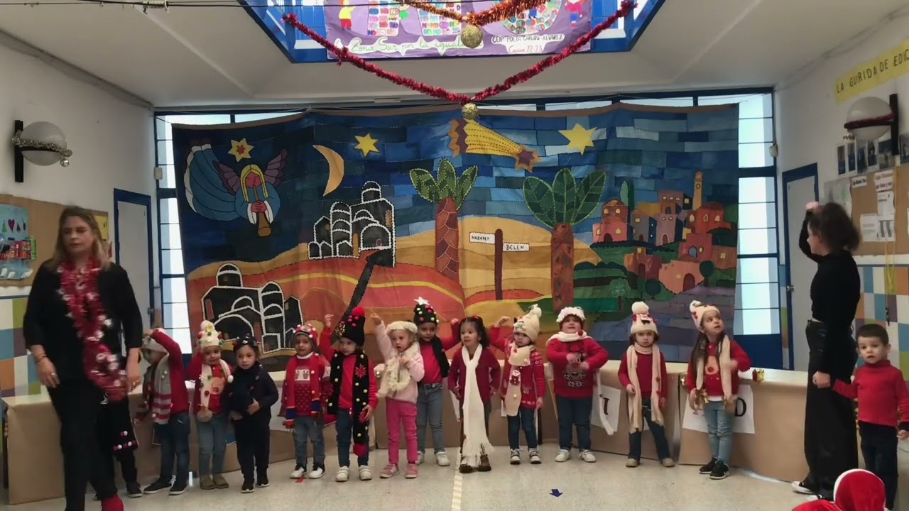 Villancico del estornudo ACHÍS. Educación Infantil 3 años. Navidad 2022.